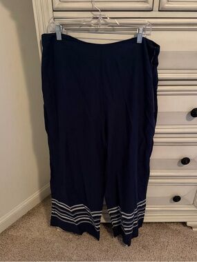 NWT Crosby. Linen Blend Wide Leg Pant